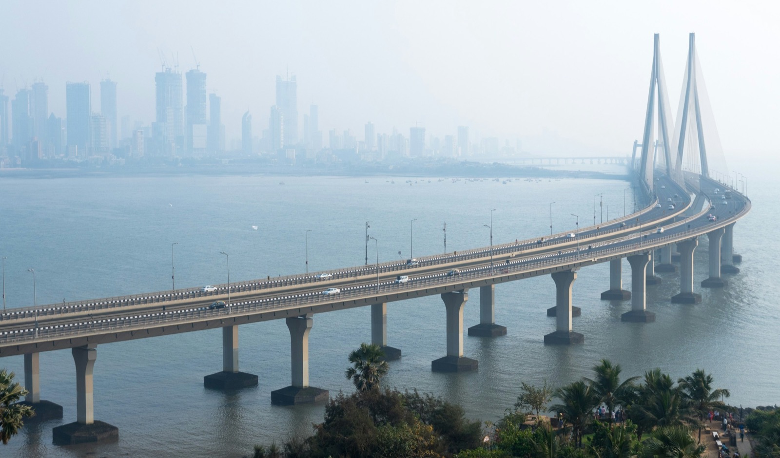 The Bandra–Worli Sea Link in Mumbai